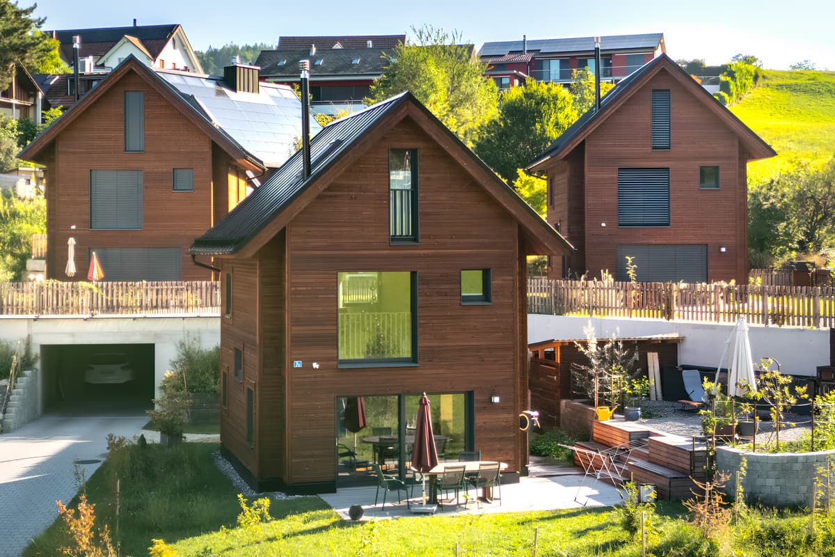 VIVAN Fertighaus Holzhaus Compact Mettmenstetten 